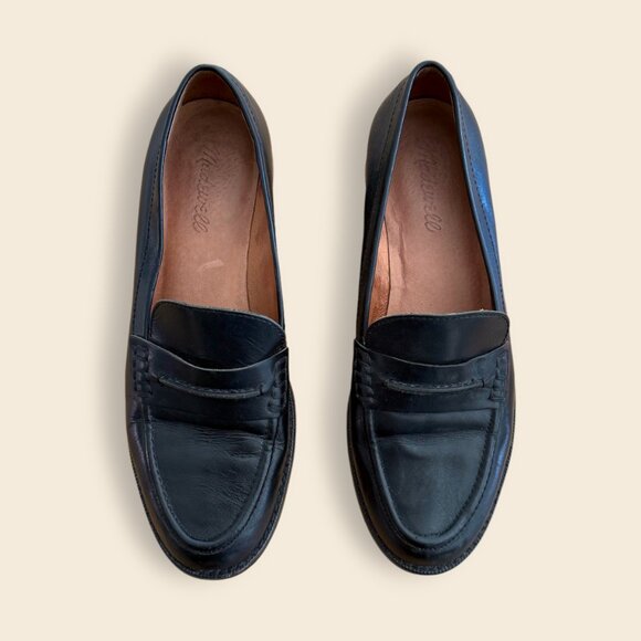 Madewell, The Elinor Loafer in Leather, Black, Size 8 - Picture 3 of 5